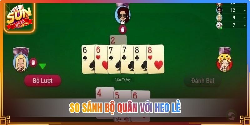 So sánh bộ quân với heo lẻ